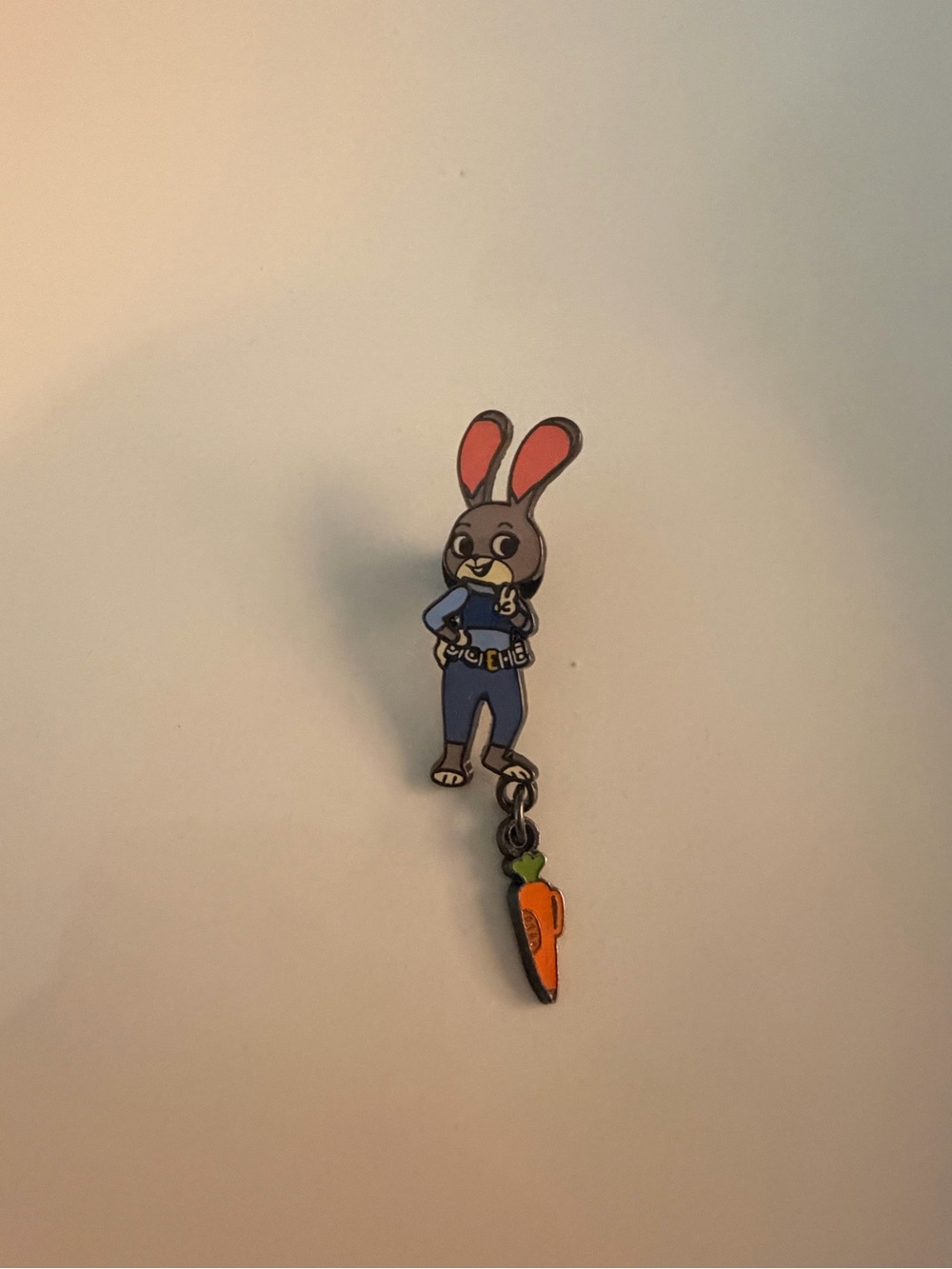 Disney Zootopia Charmed Blind Box enamel pin featuring Officer Judy Hopps